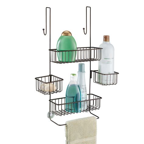 Wrap a little Teflon tape on the threads before screwing the new showerhead on, and save. . Best shower caddy